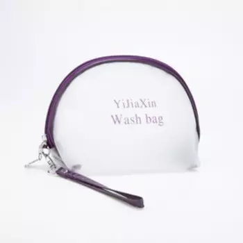 Косметичка на молнии, цвет фиолетовый