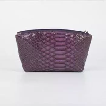 Косметичка на молнии, цвет фиолетовый