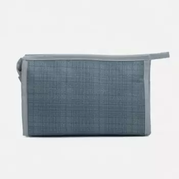 Косметичка на молнии, цвет голубой