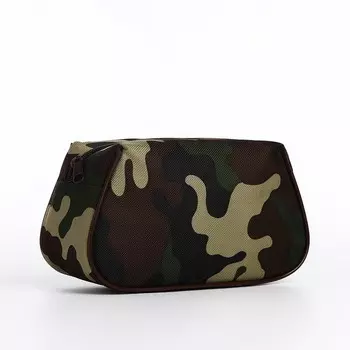 Косметичка на молнии, цвет камуфляж