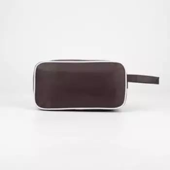 Косметичка на молнии, цвет коричневый