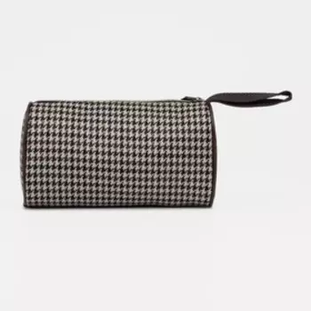 Косметичка на молнии, цвет коричневый