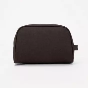 Косметичка на молнии, цвет коричневый