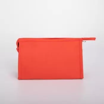 Косметичка на молнии, цвет красный