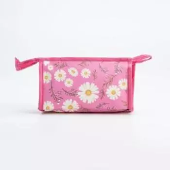 Косметичка на молнии, цвет малиновый