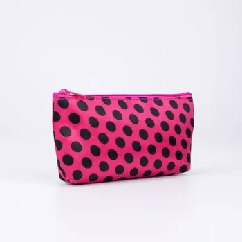Косметичка на молнии, цвет малиновый