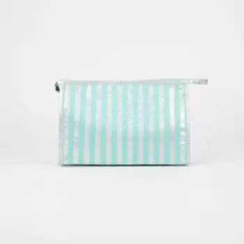Косметичка на молнии, цвет мятный
