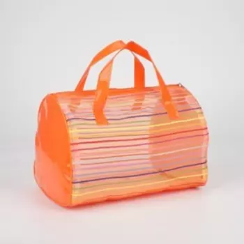 Косметичка на молнии, цвет оранжевый