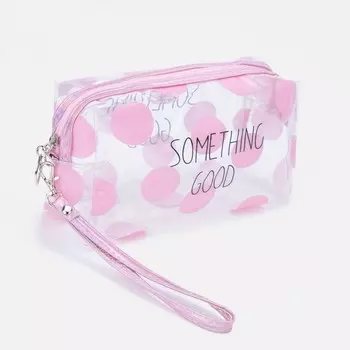 Косметичка на молнии, цвет прозрачный