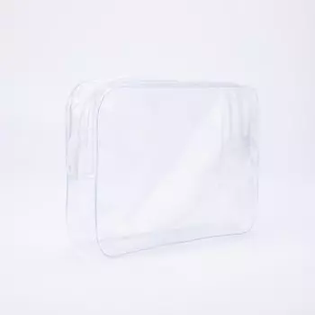 Косметичка на молнии, прозрачная