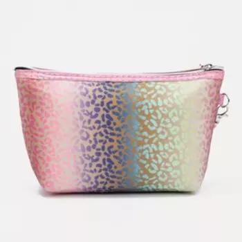Косметичка на молнии, цвет разноцветный