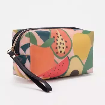 Косметичка на молнии, цвет разноцветный