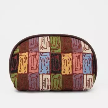 Косметичка на молнии, цвет разноцветный