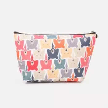 Косметичка на молнии, цвет разноцветный