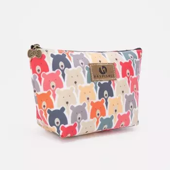 Косметичка на молнии, цвет разноцветный