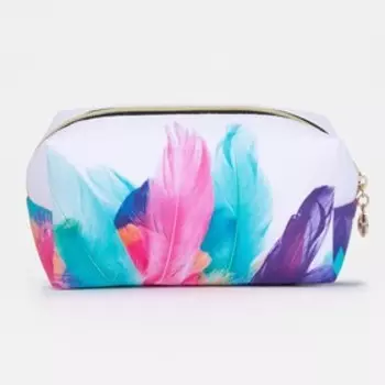 Косметичка на молнии, цвет разноцветный