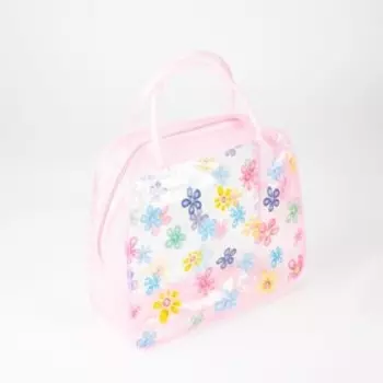 Косметичка на молнии, цвет розовый