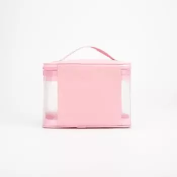 Косметичка на молнии, цвет розовый