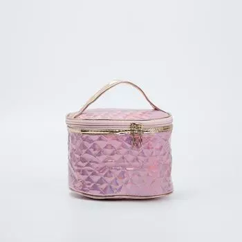 Косметичка на молнии, цвет розовый
