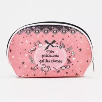 Косметичка на молнии, цвет розовый
