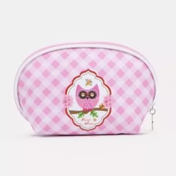 Косметичка на молнии, цвет розовый