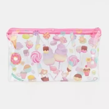 Косметичка на молнии, цвет розовый