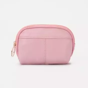 Косметичка на молнии, цвет розовый