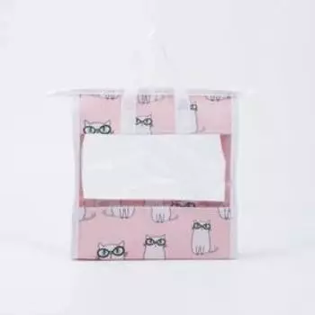 Косметичка на молнии, цвет розовый