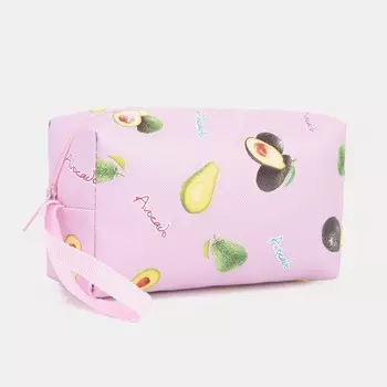 Косметичка на молнии, цвет розовый