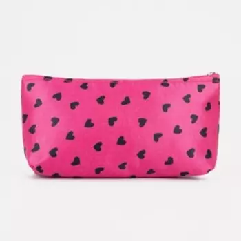 Косметичка на молнии, цвет розовый