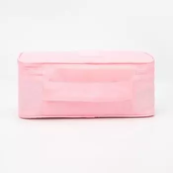 Косметичка на молнии, цвет розовый