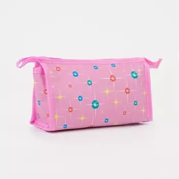 Косметичка на молнии, цвет розовый
