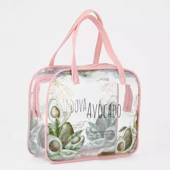 Косметичка на молнии, цвет розовый