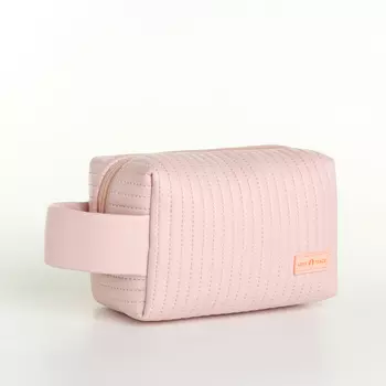 Косметичка на молнии, цвет розовый