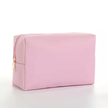 Косметичка дорожная на молнии, цвет розовый
