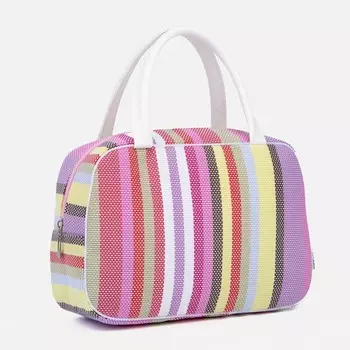 Косметичка на молнии, цвет розовый/сиреневый