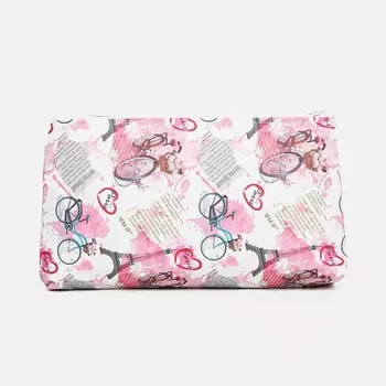 Косметичка на молнии, цвет серый