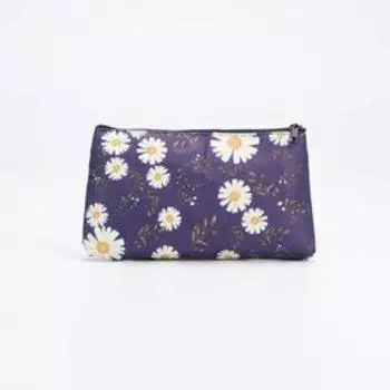 Косметичка на молнии, цвет синий