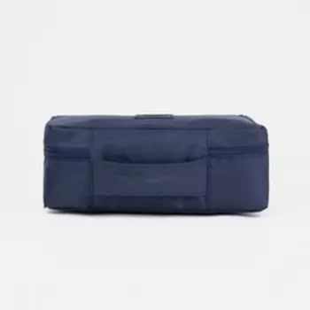 Косметичка - органайзер дорожная на молнии, с карманами, синяя