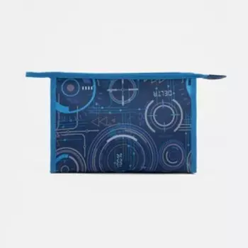 Косметичка на молнии, цвет синий