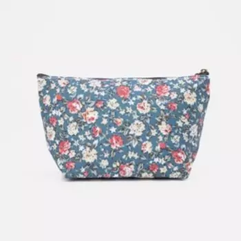 Косметичка на молнии, цвет синий