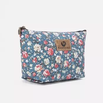 Косметичка на молнии, цвет синий