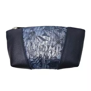 Косметичка на молнии, цвет синий