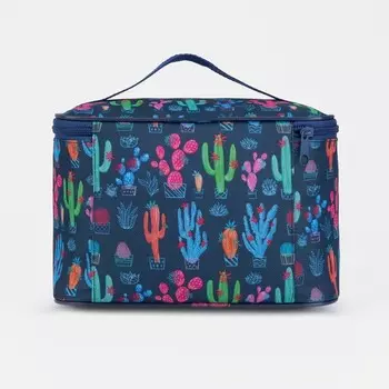 Косметичка на молнии, цвет синий