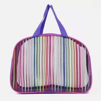 Косметичка на молнии, цвет сиреневый