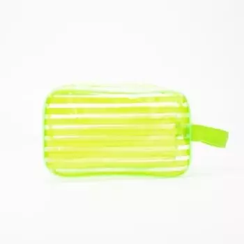 Косметичка на молнии, цвет зелёный