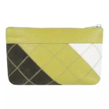 Косметичка на молнии, цвет зелёный