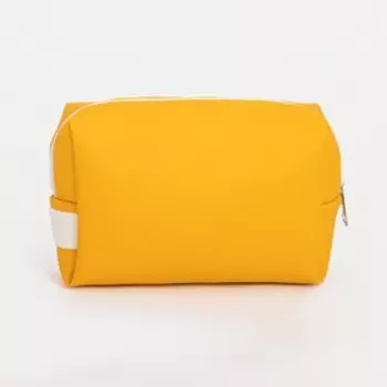Косметичка на молнии, цвет жёлтый