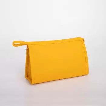 Косметичка на молнии, цвет жёлтый