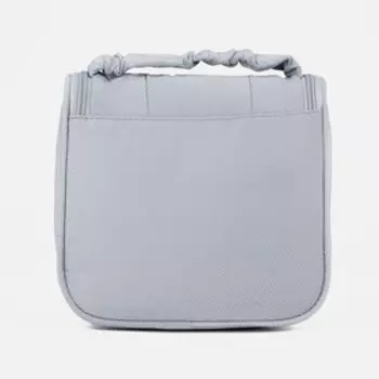 Косметичка-несессер на молнии, с крючком, цвет серый